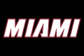 Miami Heat 2012-2013 Pres Wordmark Logo Print Decal
