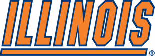 Illinois Fighting Illini 1989-2013 Wordmark Logo 01 Print Decal