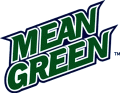 North Texas Mean Green 2003-2004 Wordmark Logo Print Decal