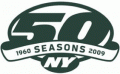 New York Jets 2009 Anniversary Logo Iron On Transfer