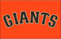 San Francisco Giants 2010-2013 Jersey Logo Print Decal