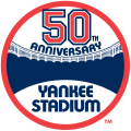 New York Yankees 1973 Stadium Logo Iron On Transfer