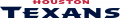 Houston Texans 2002-Pres Wordmark Logo 02 Print Decal