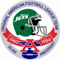 New York Jets 1984 Anniversary Logo Print Decal