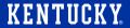 Kentucky Wildcats 2016-Pres Wordmark Logo 03 Print Decal