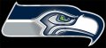 Seattle Seahawks Plastic Effect Logo Print Decal