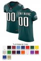 Philadelphia Eagles Custom Letter and Number Kits For Home Jersey Material Twill