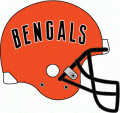 Cincinnati Bengals 1980 Helmet Logo Print Decal