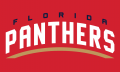 Florida Panthers 2016 17-Pres Wordmark Logo 02 Iron On Transfer