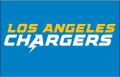 Los Angeles Chargers 2020-Pres Wordmark Logo 02 Print Decal