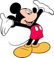 Mickey Mouse Logo 15 Print Decal