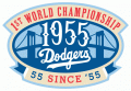 Los Angeles Dodgers 2010 Anniversary Logo Iron On Transfer