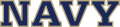Navy Midshipmen 1998-Pres Wordmark Logo 01 Print Decal