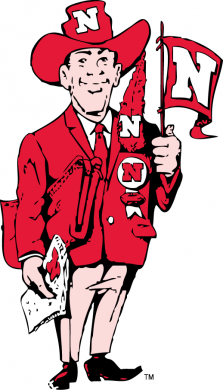 Nebraska Cornhuskers 1962-1973 Mascot Logo Iron On Transfer