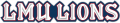 Loyola Marymount Lions 2001-Wordmark Logo Print Decal