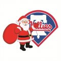 Philadelphia Phillies Santa Claus Logo Iron On Transfer