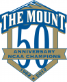 Mount St. Marys Mountaineers 2012 Anniversary Logo 01 Iron On Transfer