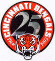 Cincinnati Bengals 1992 Anniversary Logo Iron On Transfer