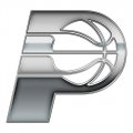Indiana Pacers Silver Logo Iron On Transfer