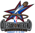 NBA All-Star Game 1998-1999 Unused Logo Print Decal