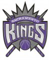Sacramento Kings Plastic Effect Logo Iron On Transfer
