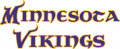 Minnesota Vikings 2004-Pres Wordmark Logo Print Decal