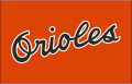 Baltimore Orioles 1984-1988 Jersey Logo Print Decal