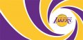 007 Los Angeles Lakers logo Print Decal
