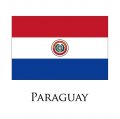 Paraguay flag logo Iron On Transfer