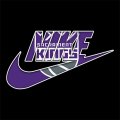 Sacramento Kings Nike logo Print Decal