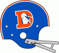 Denver Broncos 1968-1974 Helmet Logo Print Decal