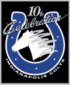 Indianapolis Colts 1993 Anniversary Logo Print Decal