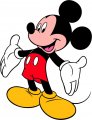 Mickey Mouse Logo 36 Print Decal