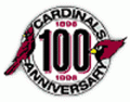 Arizona Cardinals 1998 Anniversary Logo Iron On Transfer