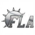 Florida Panthers Silver Logo Print Decal