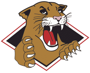 Prince George Cougars 2002 03-2007 08 Primary Logo Print Decal