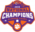 Clemson Tigers 2018 Champion Logo Iron On Transfer