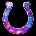Galaxy Indianapolis Colts Logo Iron On Transfer