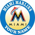 Miami Marlins Customized Logo Print Decal