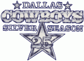 Dallas Cowboys 1984 Anniversary Logo Iron On Transfer