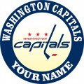 Washington Capitals Customized Logo Print Decal