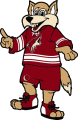 Arizona Coyotes 2003 04-2006 07 Mascot Logo Print Decal