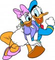 Donald Duck Logo 23 Iron On Transfer