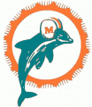 Miami Dolphins 1966-1973 Primary Logo Iron On Transfer