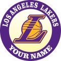 Los Angeles Lakers Customized Logo Iron On Transfer