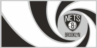 007 Brooklyn Nets logo Print Decal