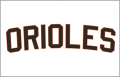 Baltimore Orioles 1963-1965 Jersey Logo Print Decal