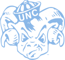 North Carolina Tar Heels 1954-1967 Alternate Logo Iron On Transfer