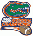 Florida Gators 2006 Champion Logo01 Print Decal