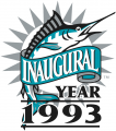 Miami Marlins 1993 Anniversary Logo Print Decal